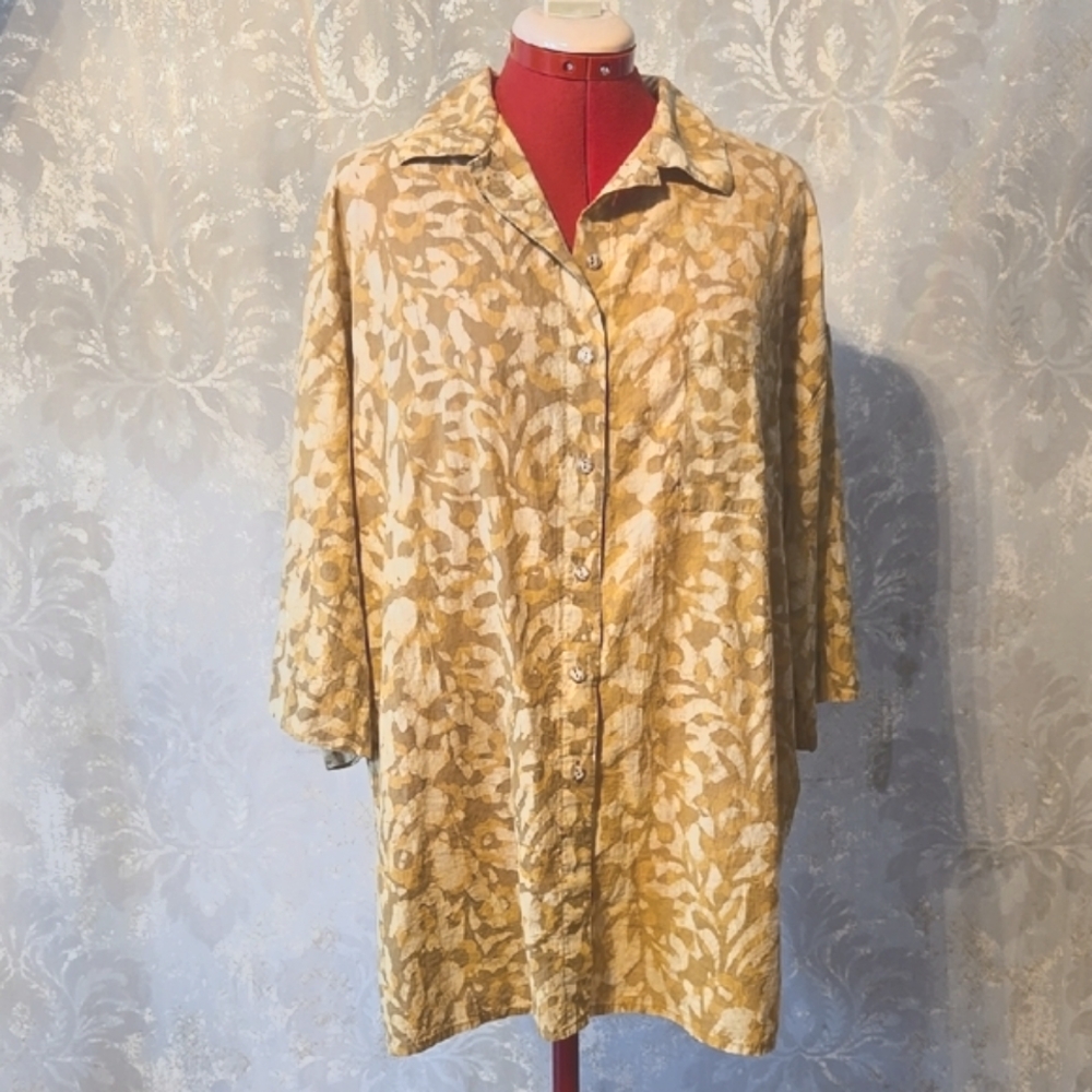 PALMA Floral Button-Up Shirt